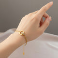 Double circle roman bracelet
