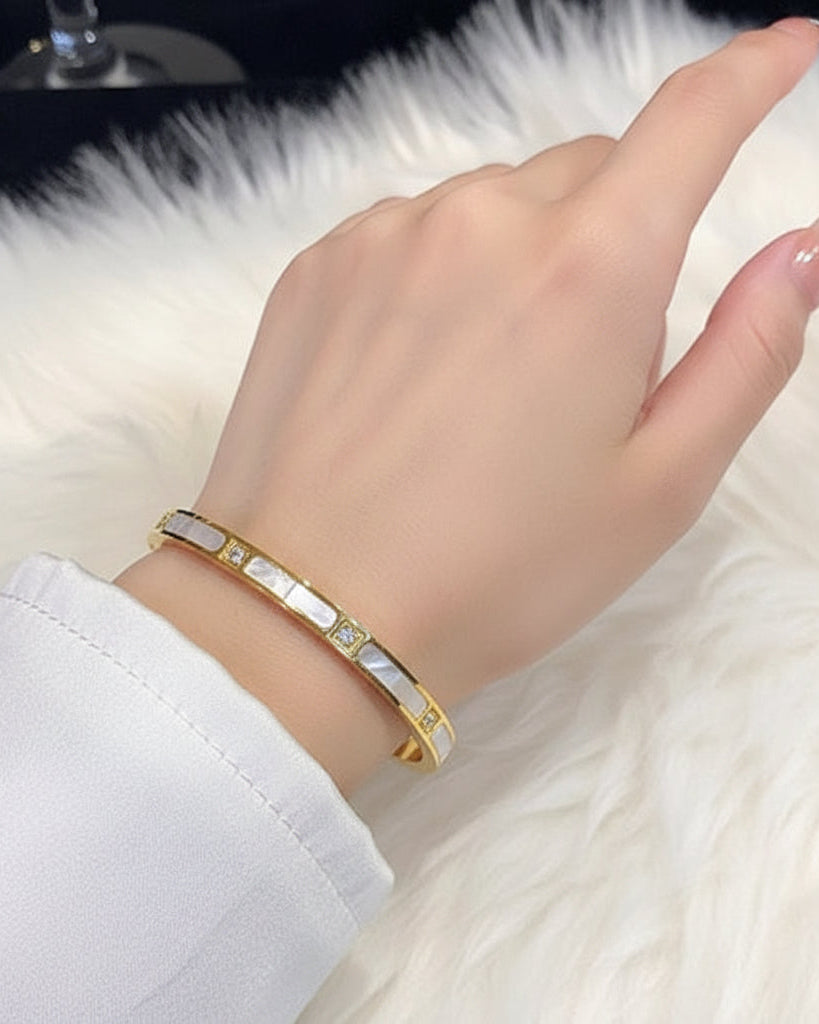 Ivory Marble Bangle