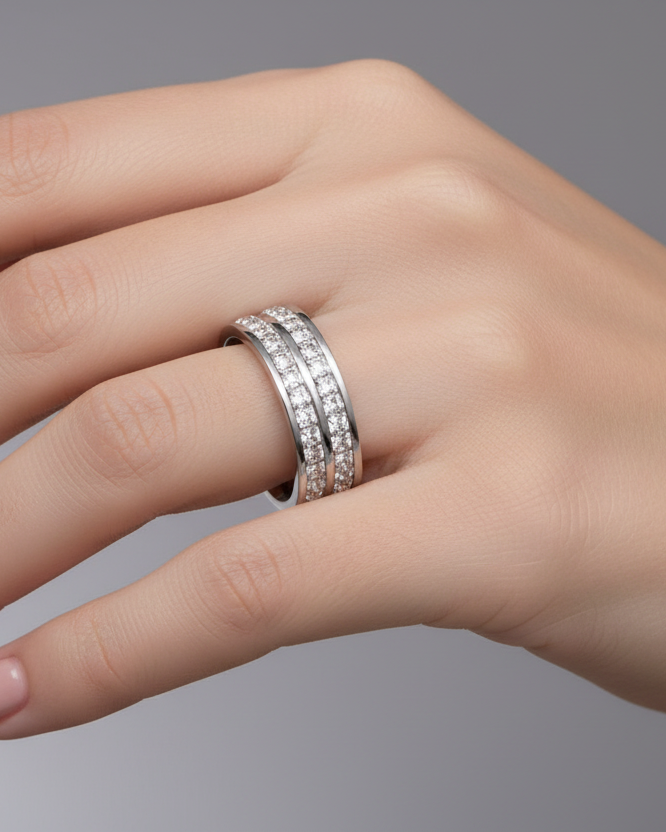 Infinity duo spark ring