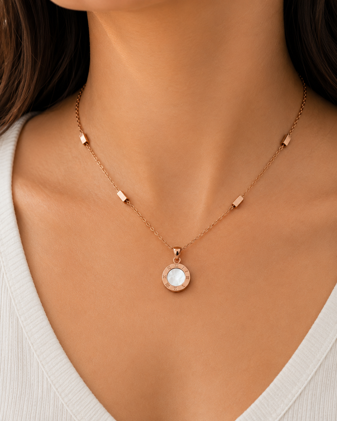Day & Night Rose Gold Necklace