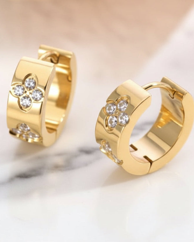 Clover Stone earrings