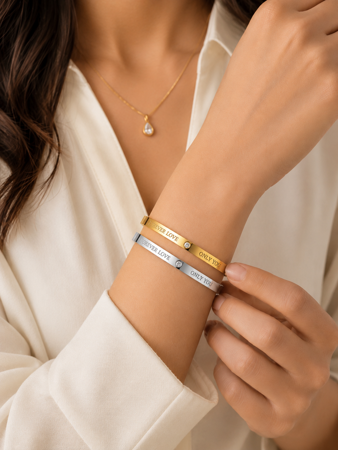 Forever Love Cuff Bangle