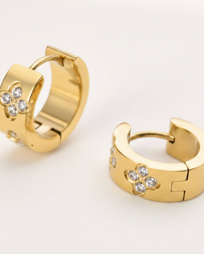 Clover Stone earrings