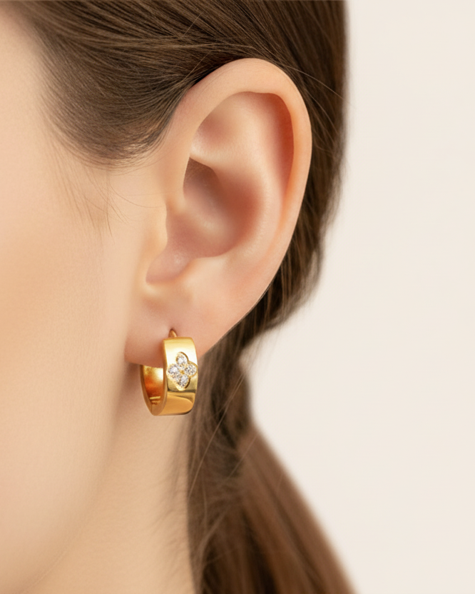 Clover Stone earrings