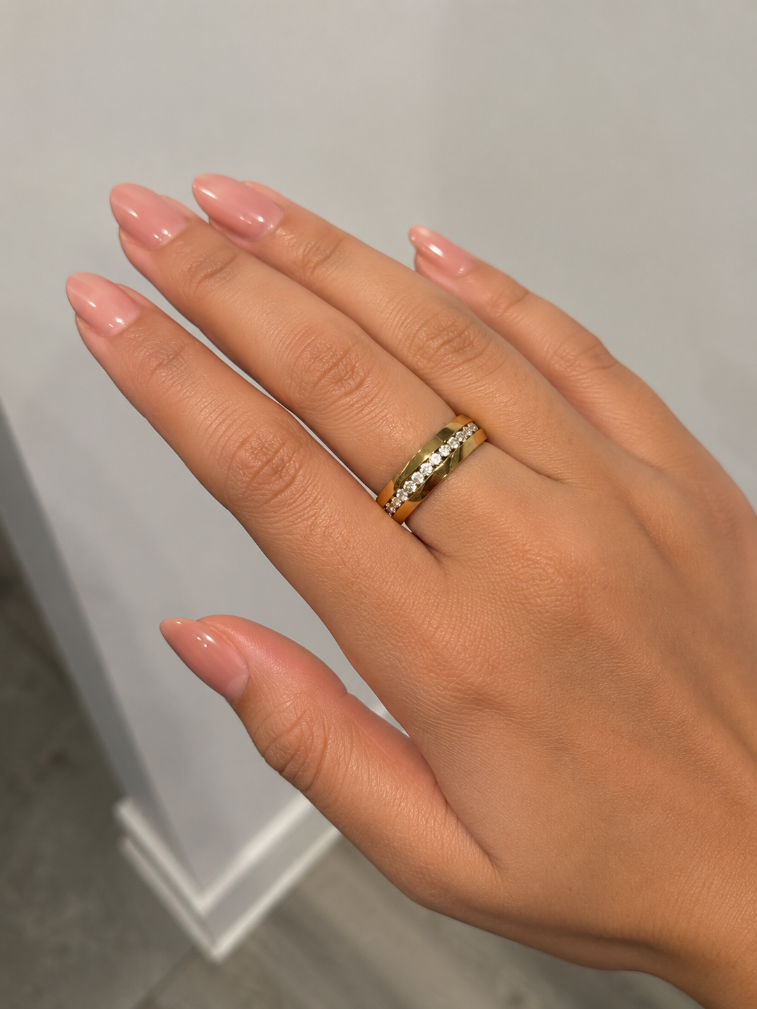 Pave Diamond Band Ring