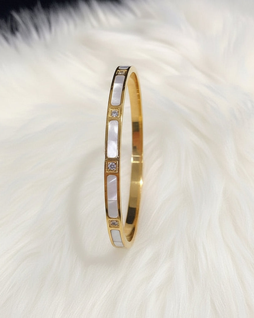 Ivory Marble Bangle