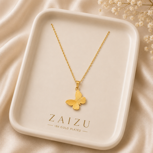 Butterfly Gold Necklace