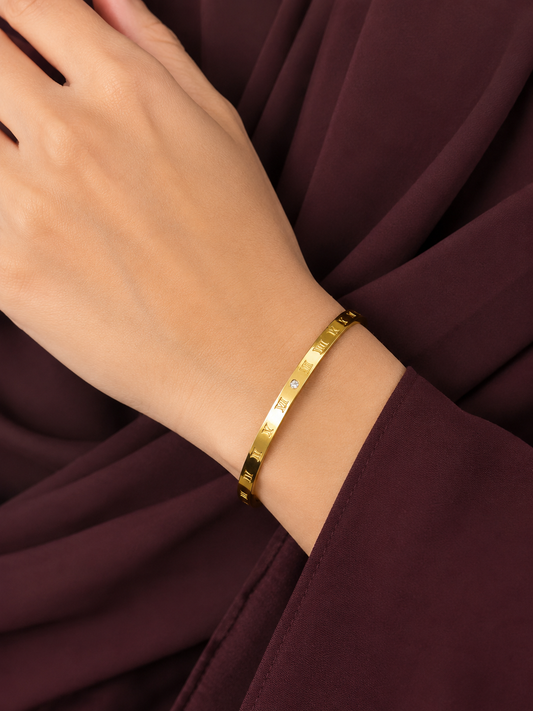 Roman Luxe Cuff Bangle