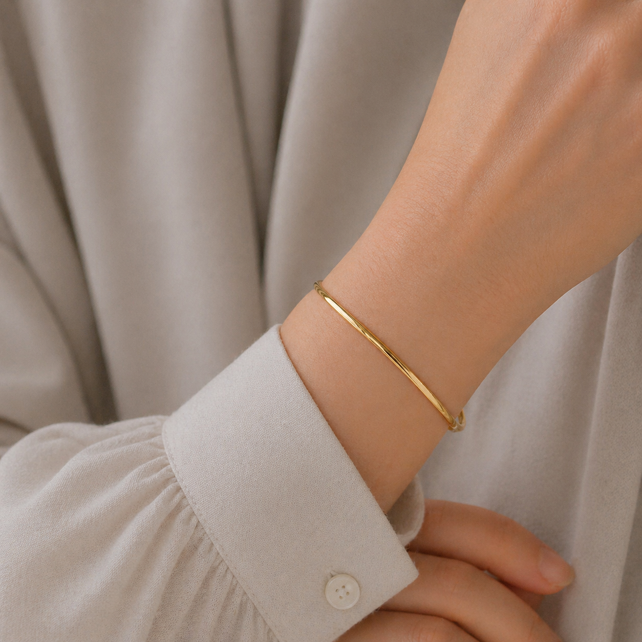 Ever gold Slim Bangle
