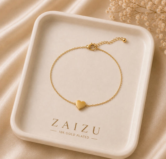 Heart Dainty Chain Bracelet
