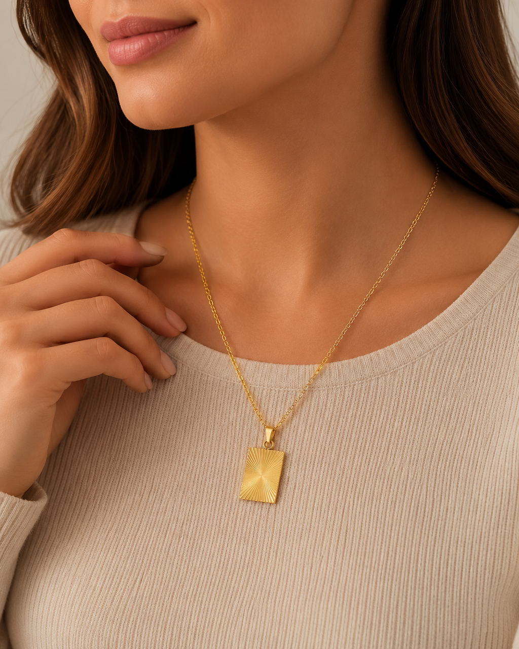Sunray Charm Necklace