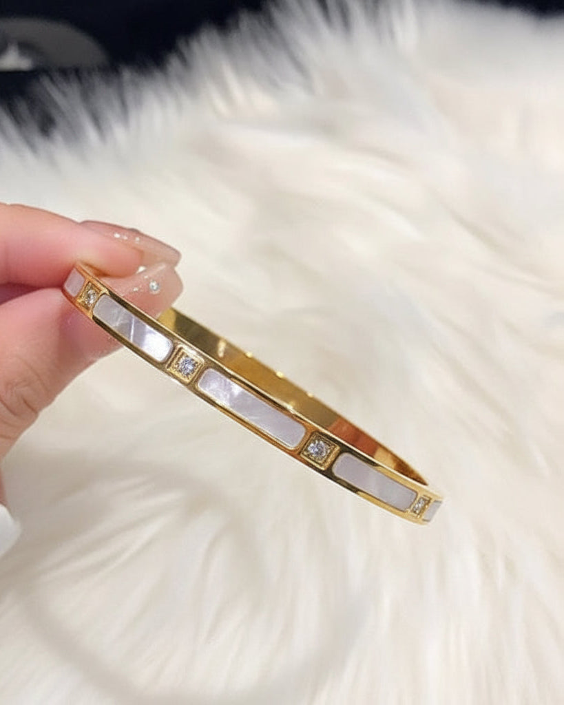 Ivory Marble Bangle