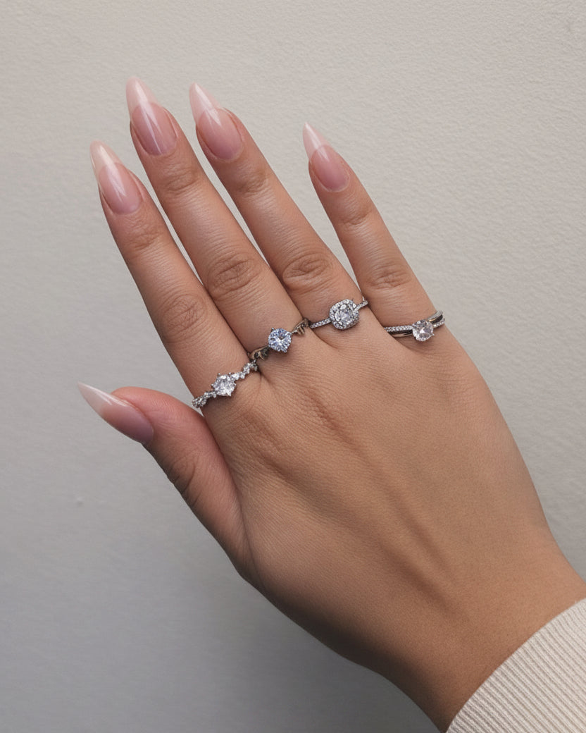 Everlight adjustable ring-Silver