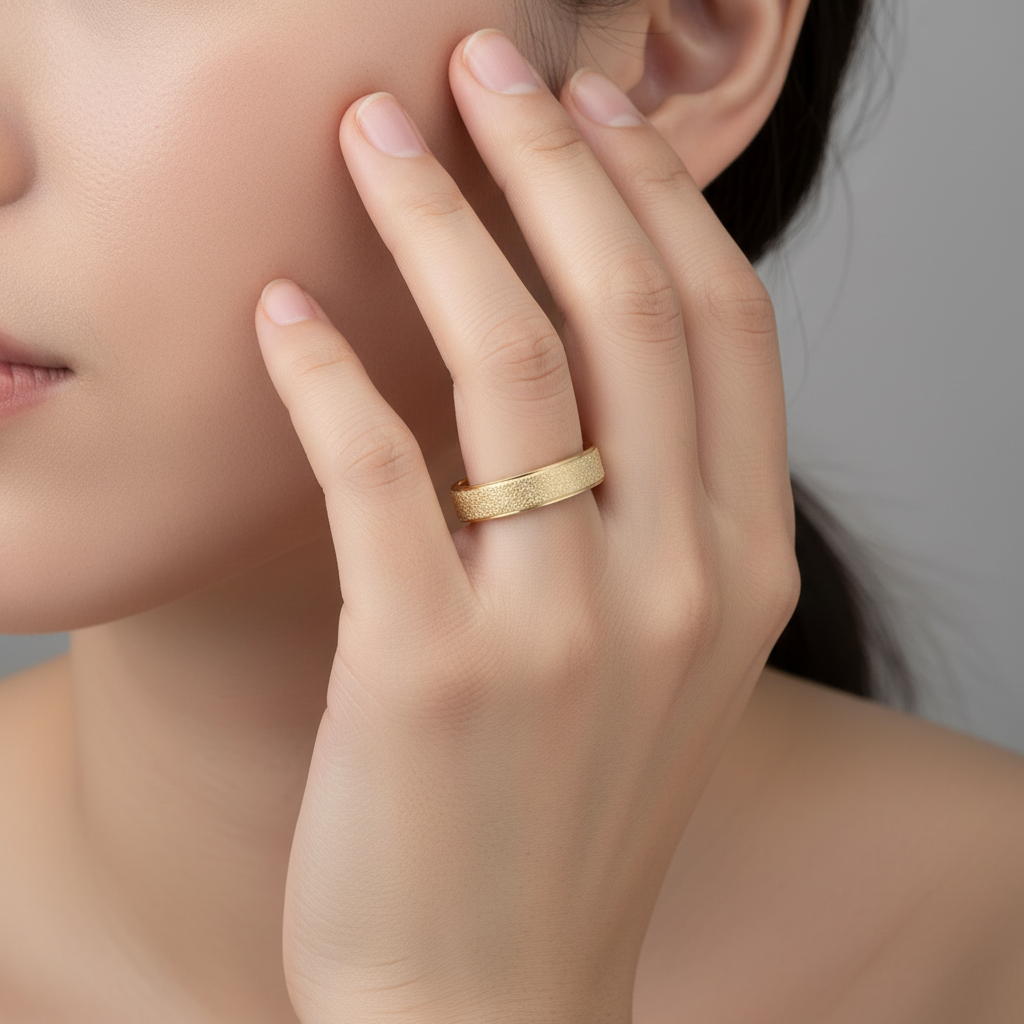 Frosted Engagement Ring