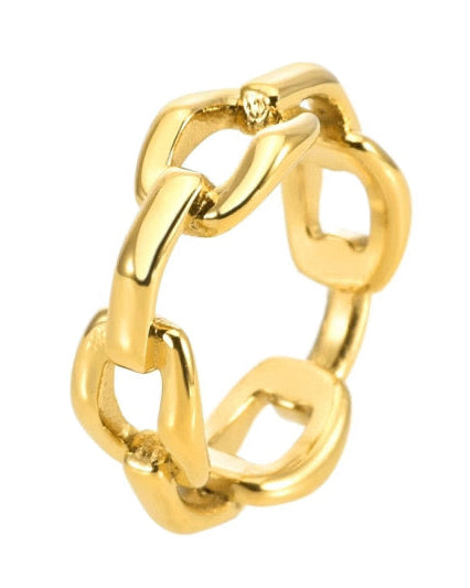 Square buckled Ring