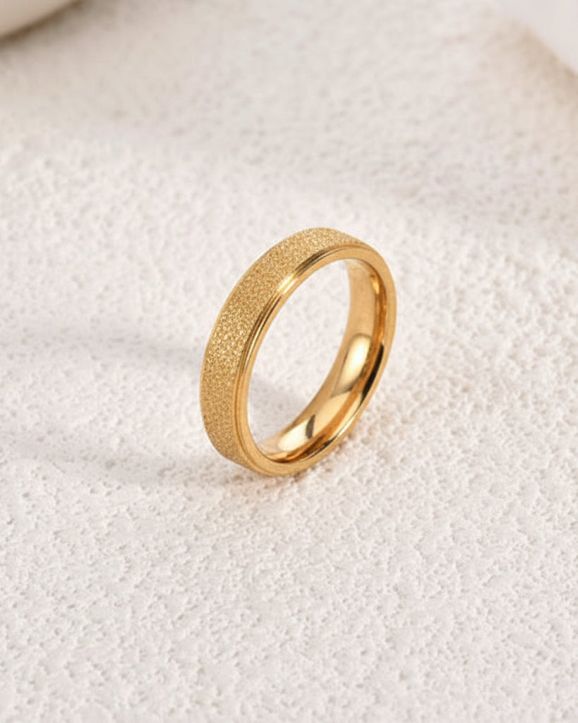 Frosted Engagement Ring