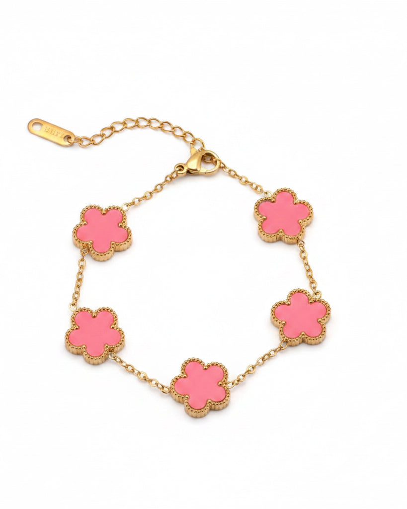 Flower Bracelet-Pink