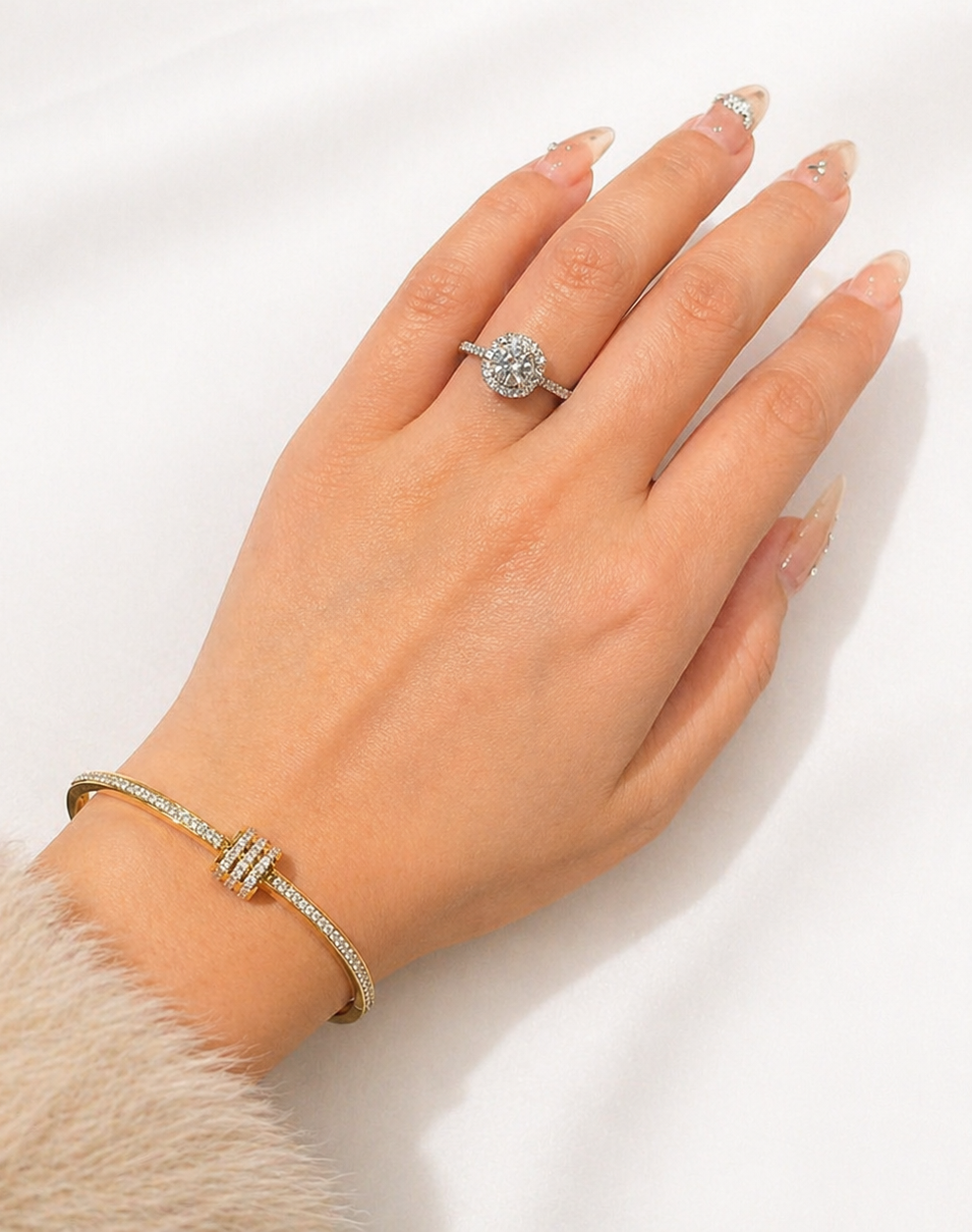 Everlight adjustable ring-Silver