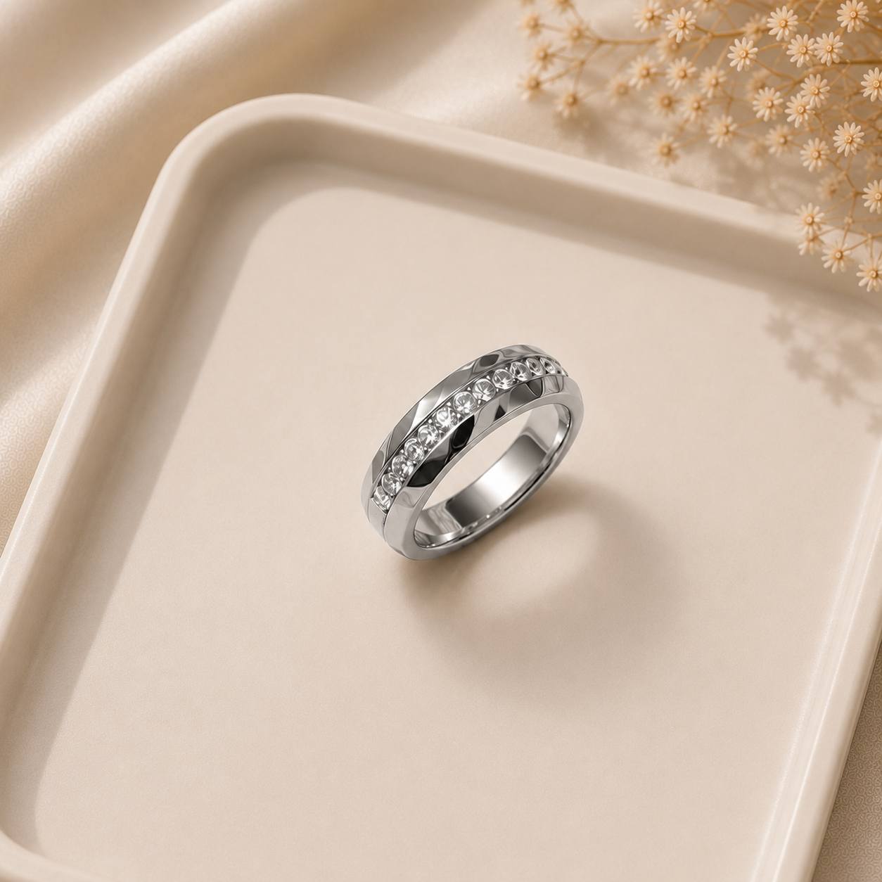 Pave Diamond Band Ring