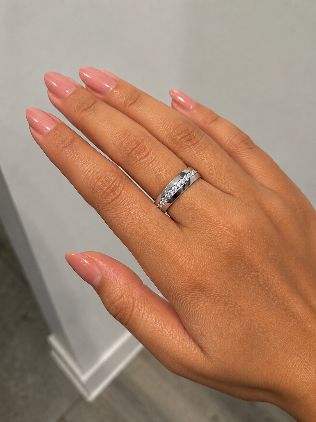 Pave Diamond Band Ring