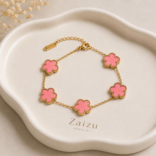Flower Bracelet-Pink